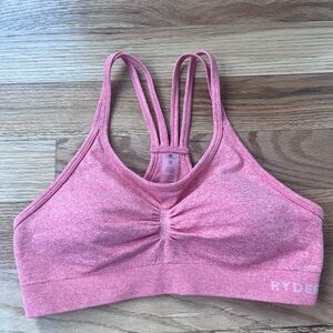 Ryderwear sculpt seamless sports bra in peach